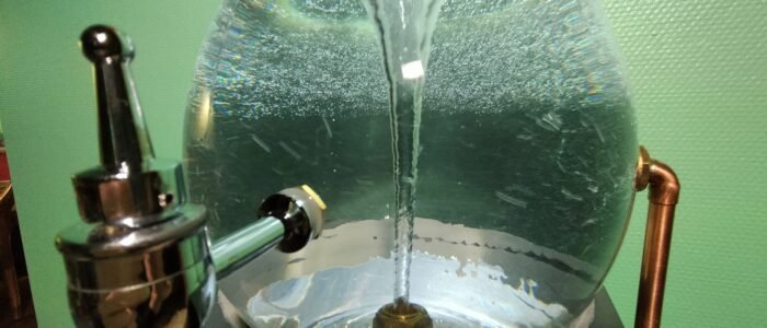 vortex fontaine lumineuse