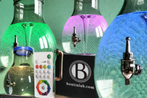 fontaine lumineuse vortex couleurs