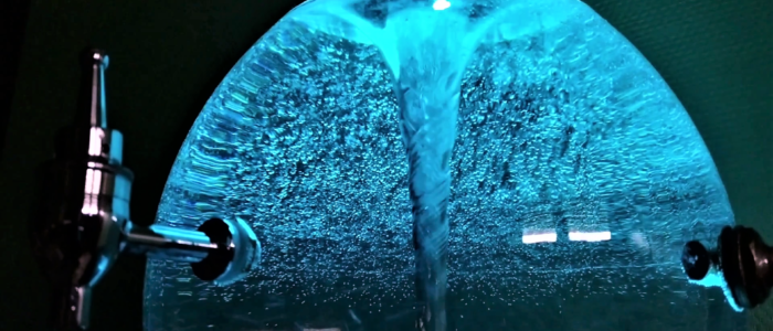 vortex fontaine lumineuse